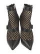 Christian Louboutin Leather Mesh Accents Boots