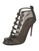 Christian Louboutin Mesh T-Strap Sandals