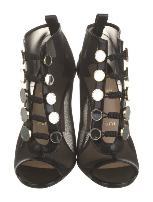 Christian Louboutin Mesh T-Strap Sandals