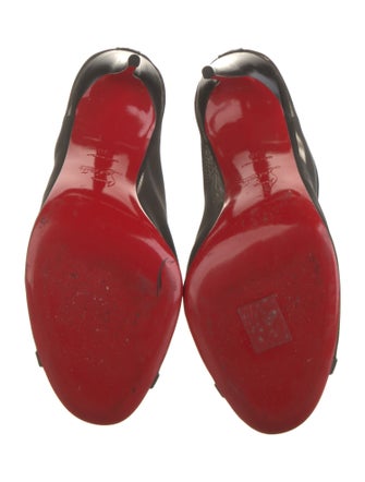 Christian Louboutin Mesh T-Strap Sandals