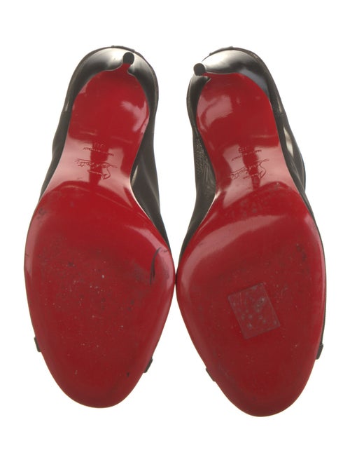 Christian Louboutin Mesh T-Strap Sandals