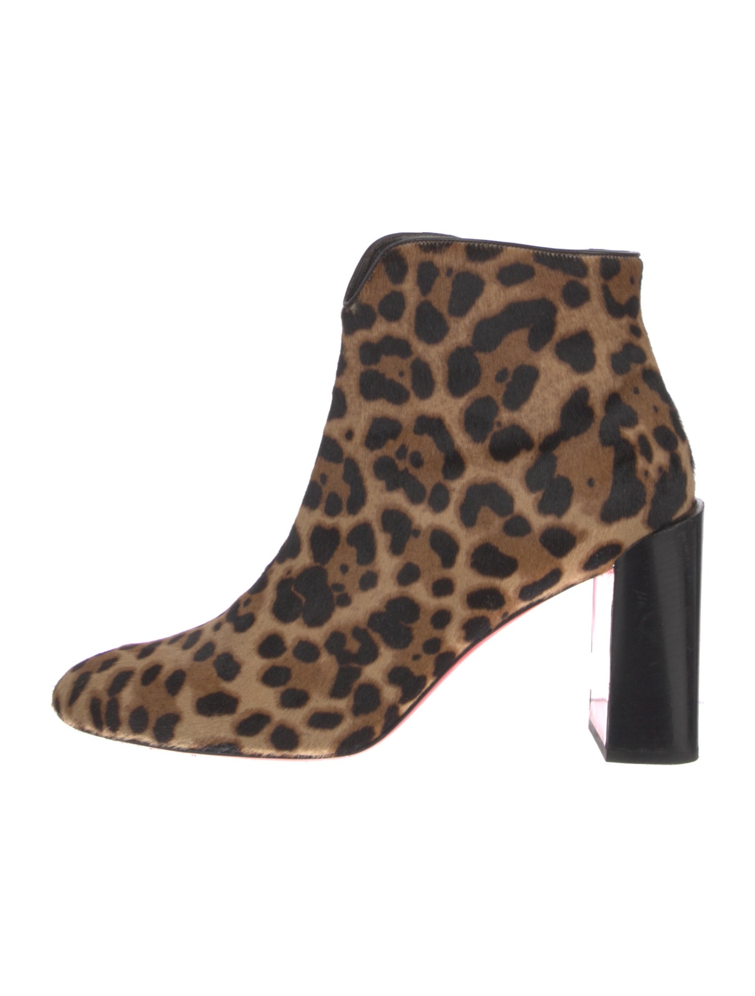 Christian Louboutin Ponyhair Animal Print Boots