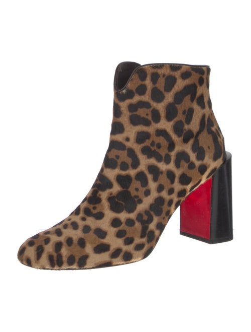 Christian Louboutin Ponyhair Animal Print Boots