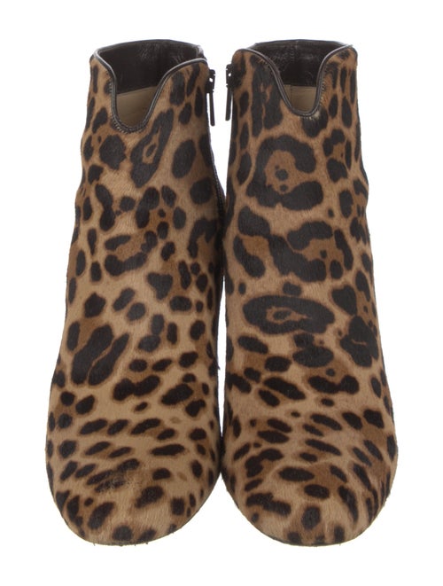 Christian Louboutin Ponyhair Animal Print Boots