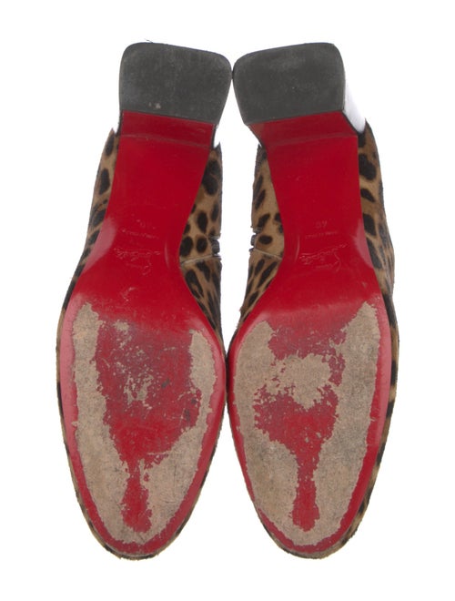Christian Louboutin Ponyhair Animal Print Boots