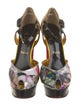 Christian Louboutin Leather Animal Print D'Orsay Pumps