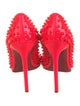 Christian Louboutin Spike Accents Patent Leather Pumps