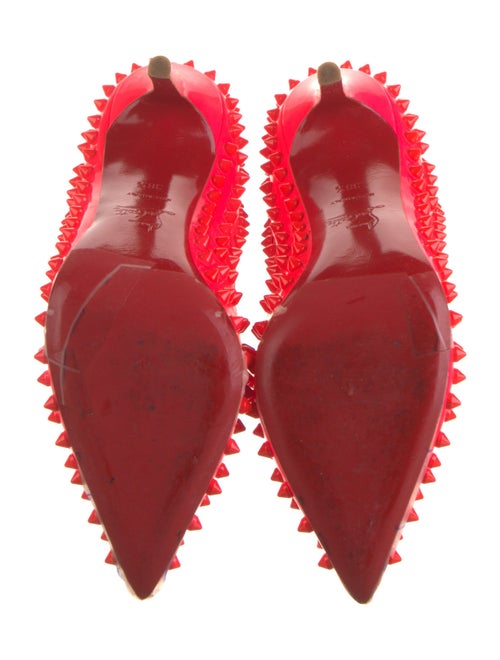 Christian Louboutin Spike Accents Patent Leather Pumps