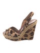 Christian Louboutin Ponyhair Animal Print Espadrilles