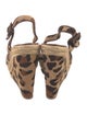 Christian Louboutin Ponyhair Animal Print Espadrilles