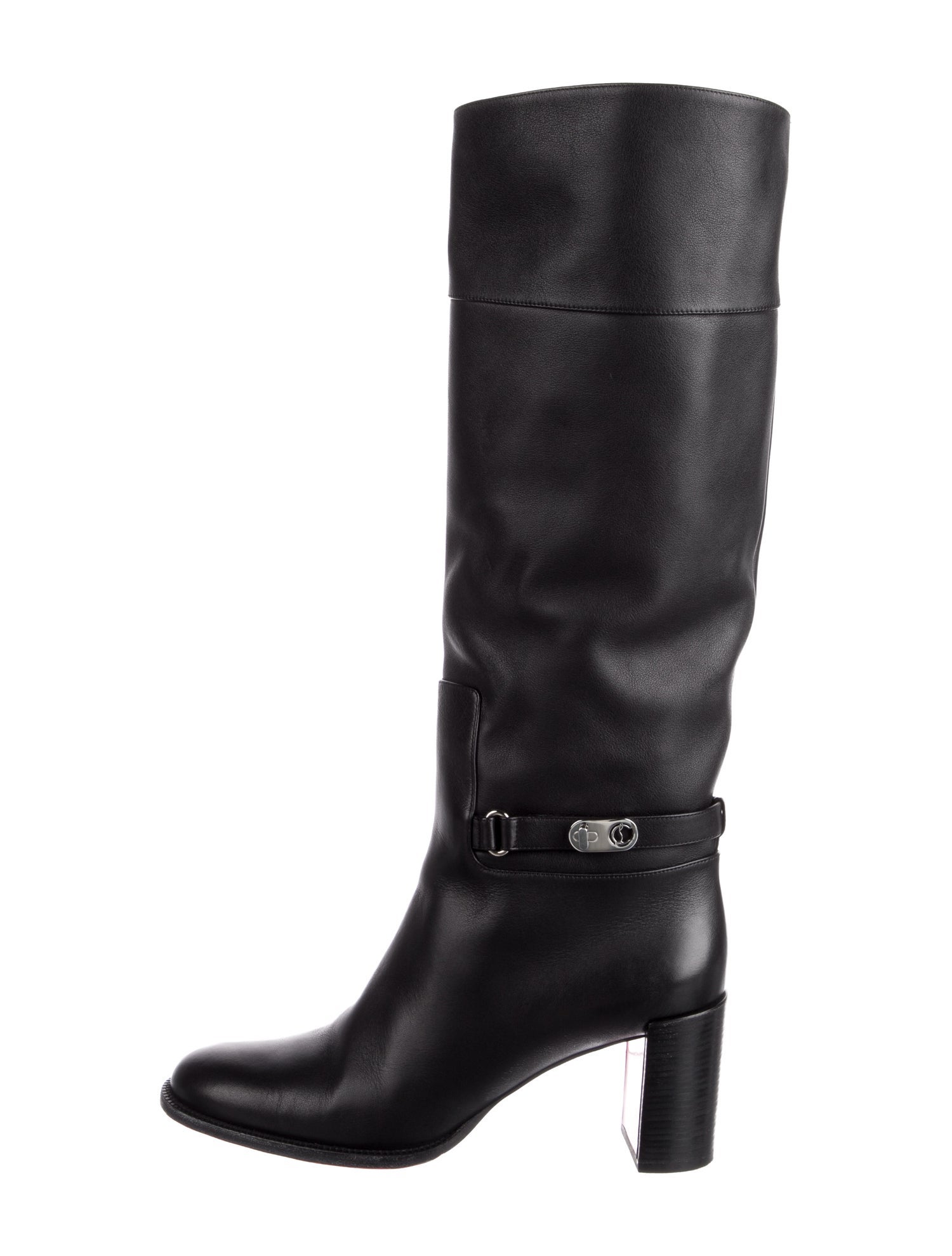 Christian Louboutin Leather Riding Boots