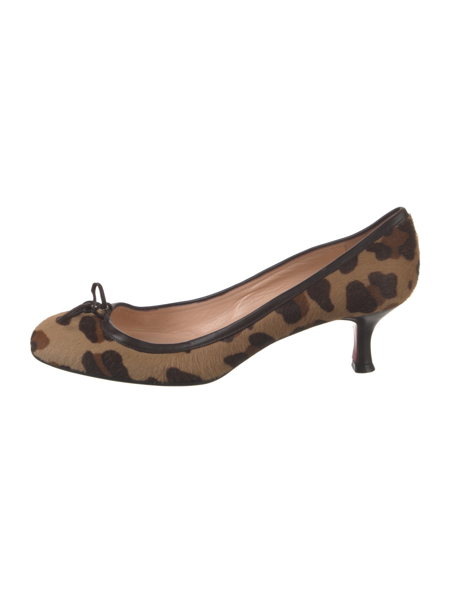 Christian Louboutin Ponyhair Animal Print Pumps