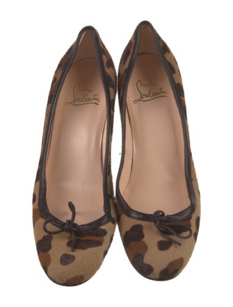 Christian Louboutin Ponyhair Animal Print Pumps