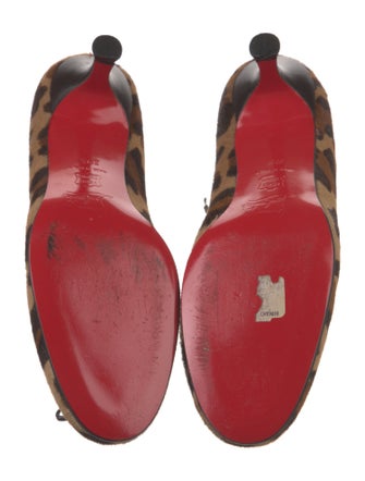 Christian Louboutin Ponyhair Animal Print Pumps
