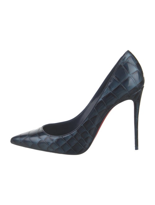 Christian Louboutin Embossed Leather Pumps