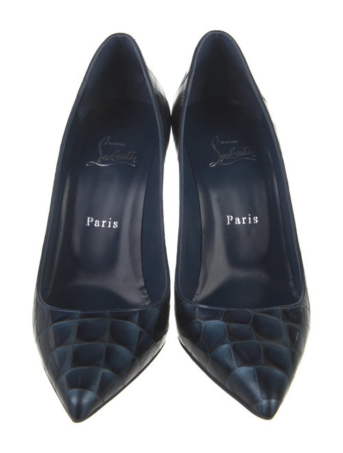 Christian Louboutin Embossed Leather Pumps