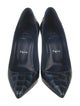 Christian Louboutin Embossed Leather Pumps