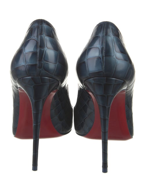 Christian Louboutin Embossed Leather Pumps
