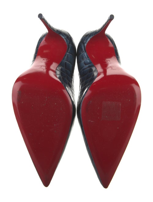 Christian Louboutin Embossed Leather Pumps