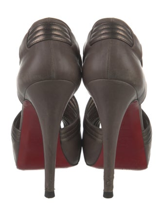 Christian Louboutin Leather T-Strap Pumps