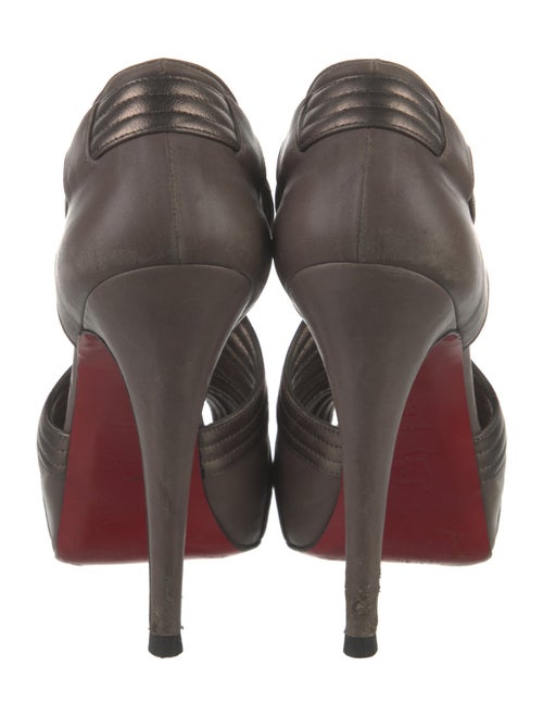 Christian Louboutin Leather T-Strap Pumps