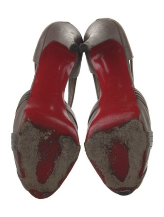 Christian Louboutin Leather T-Strap Pumps