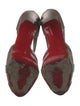 Christian Louboutin Leather T-Strap Pumps