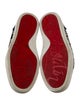 Christian Louboutin Leather Animal Print Sneakers