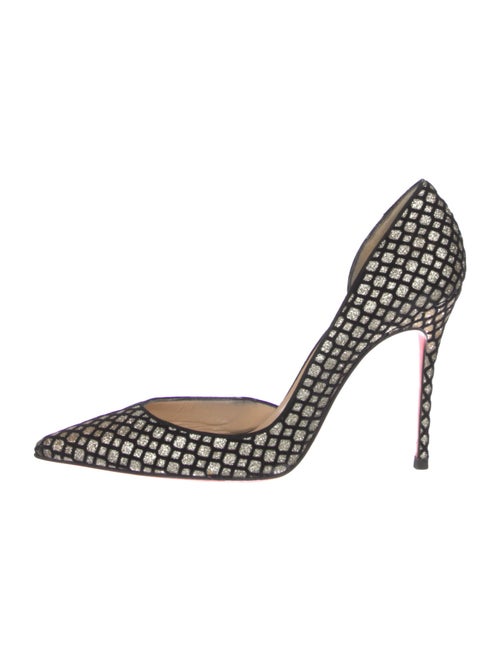 Christian Louboutin Glitter D'Orsay Pumps
