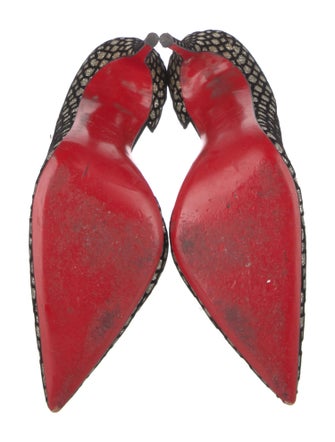 Christian Louboutin Glitter D'Orsay Pumps