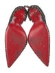 Christian Louboutin Glitter D'Orsay Pumps