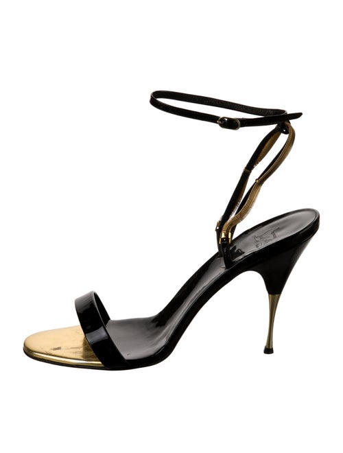 Christian Louboutin Discoteka Patent Leather Sandals