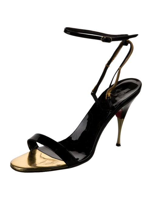 Christian Louboutin Discoteka Patent Leather Sandals