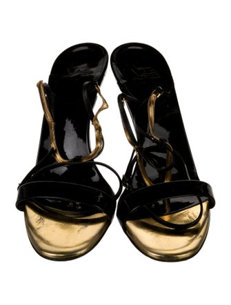 Christian Louboutin Discoteka Patent Leather Sandals