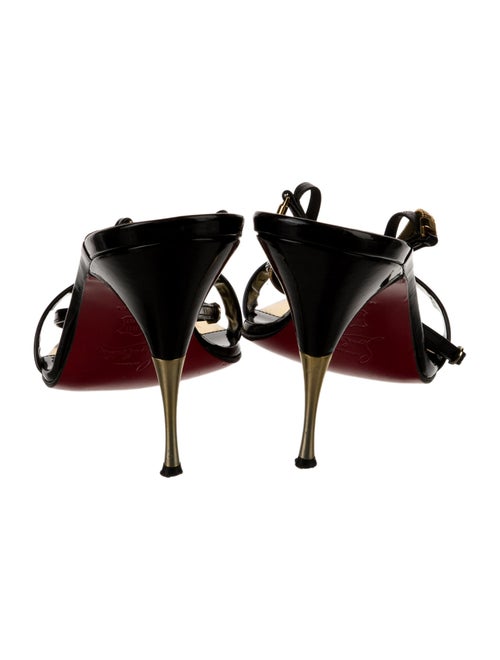 Christian Louboutin Discoteka Patent Leather Sandals