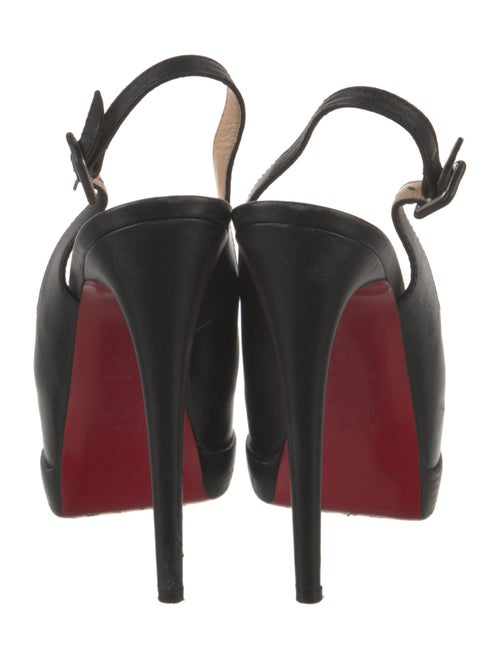 Christian Louboutin Leather Slingback Pumps