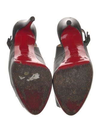 Christian Louboutin Leather Slingback Pumps