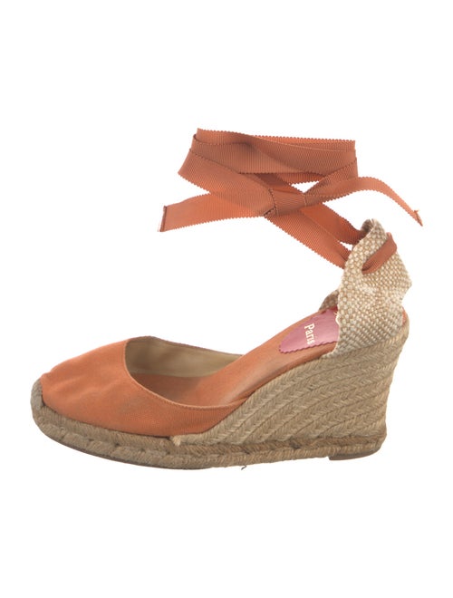 Christian Louboutin Canvas D'Orsay Pumps