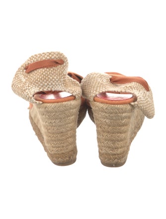 Christian Louboutin Canvas D'Orsay Pumps