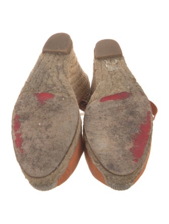 Christian Louboutin Canvas D'Orsay Pumps