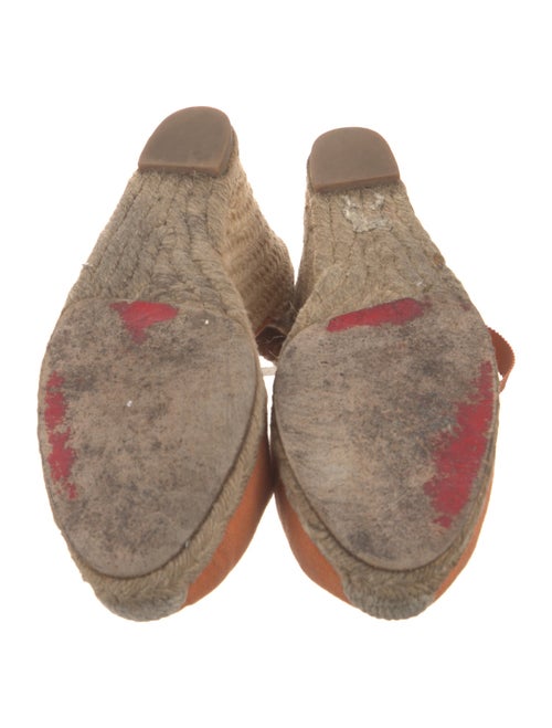 Christian Louboutin Canvas D'Orsay Pumps