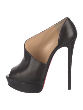 Christian Louboutin Leather D'Orsay Pumps
