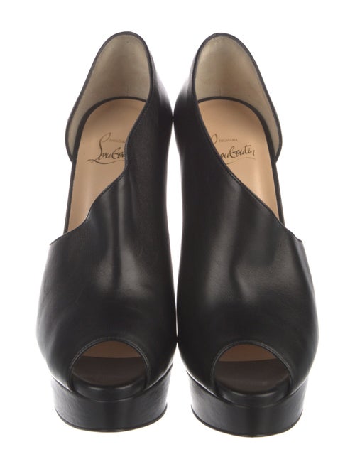 Christian Louboutin Leather D'Orsay Pumps