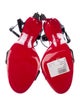Christian Louboutin Patent Leather Studded Accents Sandals