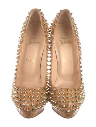 Christian Louboutin Spike Accents Studded Accents Pumps