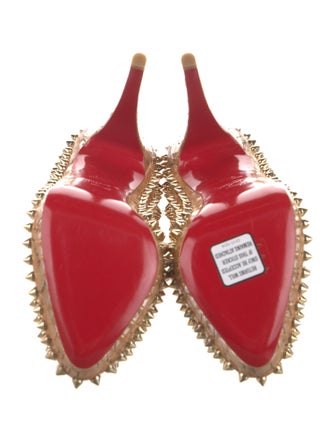 Christian Louboutin Spike Accents Studded Accents Pumps
