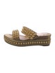 Christian Louboutin Studded Accents Slides
