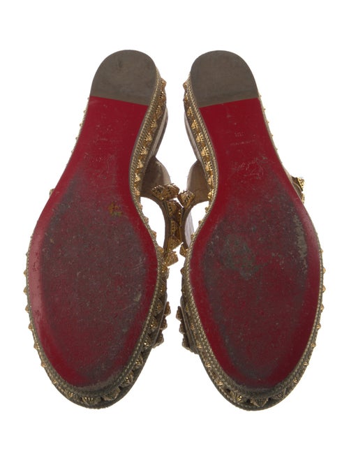 Christian Louboutin Studded Accents Slides