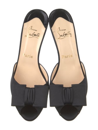 Christian Louboutin Late 1990's - Early 2000's Joli-Noeud Mules