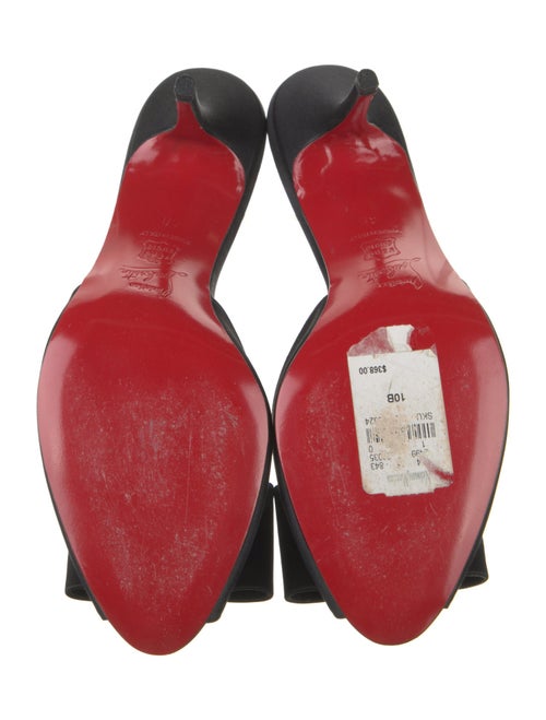 Christian Louboutin Late 1990's - Early 2000's Joli-Noeud Mules